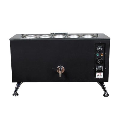 Anka Pro Full Otomatik 5 Demlikli Çay Kazanı, 50 L, Elektrikli, Siyah - 1