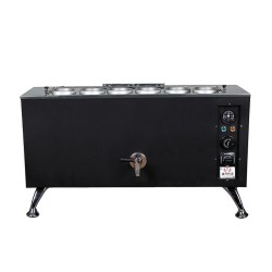 Anka Pro Full Otomatik 6 Demlikli Çay Kazanı, 60 L, Elektrikli, Siyah - Anka