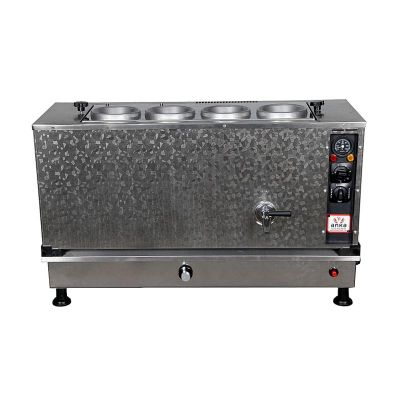 Anka Pro Kompakt Full Otomatik 4 Demlikli Çay Kazanı, 40 L, Elektrikli+Gazlı, Inox - 1