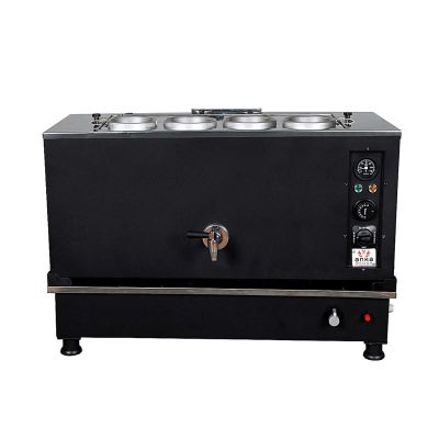 Anka Pro Kompakt Full Otomatik 4 Demlikli Çay Kazanı, 40 L, Elektrikli+Gazlı, Siyah - 1