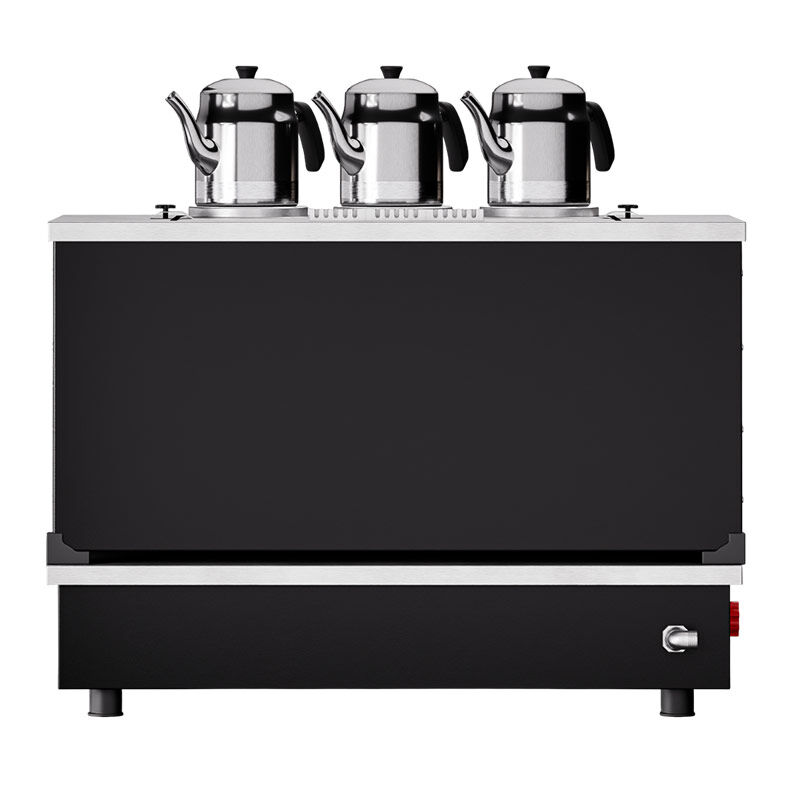 Anka Pro Plus Automatic 3 Teapot Tea Boiler, 30 L, Electric + Gas, Black - Anka