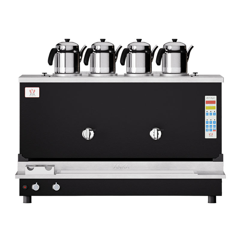 Anka Pro Plus Automatic 4 Teapot Tea Boiler, 40 L, Electric + Gas, Black - Anka