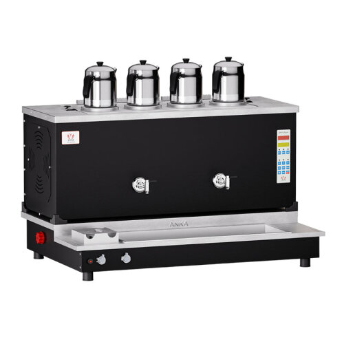 Anka Pro Plus Automatic 4 Teapot Tea Boiler, 40 L, Electric + Gas, Black - 1