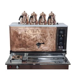 Anka Pro Plus Автоматический 4-х заварочный чайник, 40 л, электрический + газовый, медь - Anka