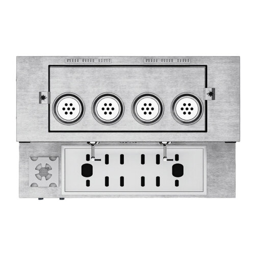 Anka برو بلس برو بلس غلاية شاي أوتوماتيكية 4 أباريق، 40 لتر، كهربائي + غاز، إينوكس - 2