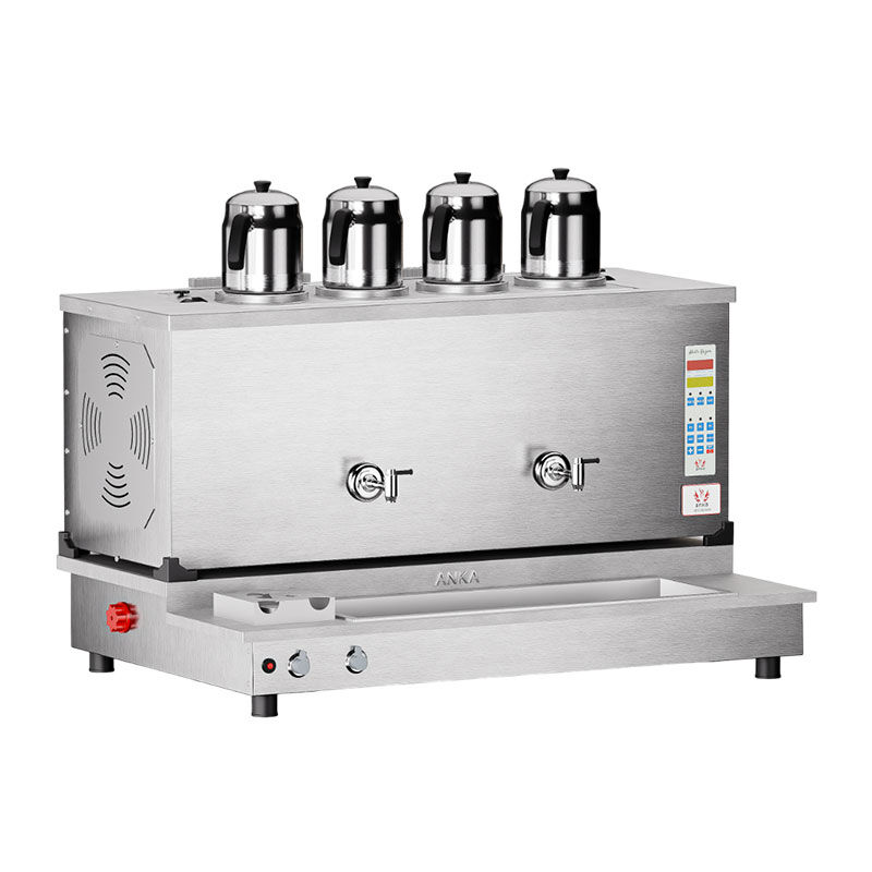 Anka Pro Plus Автоматический 4-х заварочный чайник, 40 л, электрический + газовый, Inox - Anka