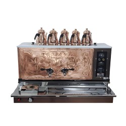 Anka Pro Plus Automatic 5 Teapot Tea Boiler, 50 L, Electric + Gas, Copper - Anka