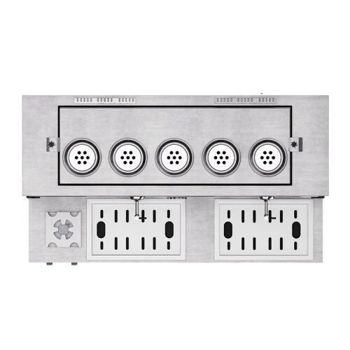 Anka برو بلاس برو بلاس غلاية شاي أوتوماتيكية 5، 50 لتر، كهربائي + غاز، إينوكس - 2