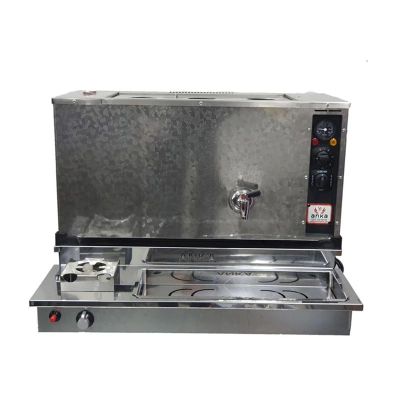 Anka Pro Plus Otomatik 3 Demlikli Çay Kazanı, 30 L, Elektrikli+Gazlı, Inox - 1