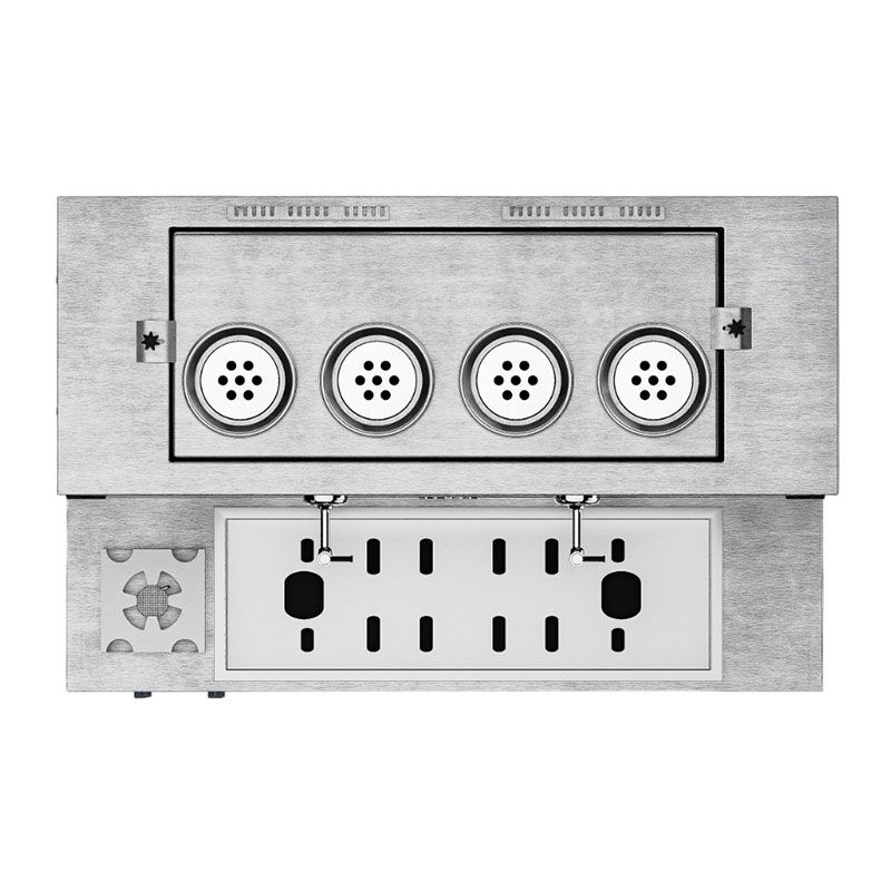 Anka Pro Plus Otomatik 4 Demlikli Çay Kazanı, 40 L, Elektrikli+Gazlı, Inox - Anka