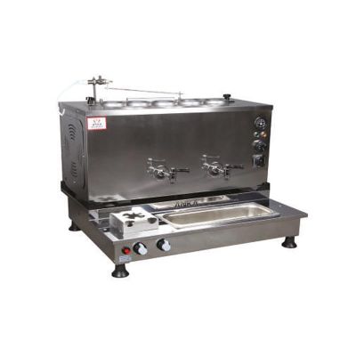 Anka Pro Plus Otomatik 5 Demlikli Çay Kazanı, 50 L, Elektrikli+Gazlı, Inox - 1