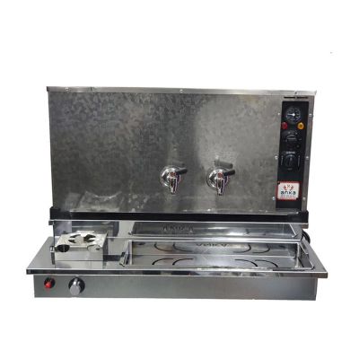 Anka Pro Plus Otomatik 6 Demlikli Çay Kazanı, 60L, Elektrikli+Gazlı, Inox - 1