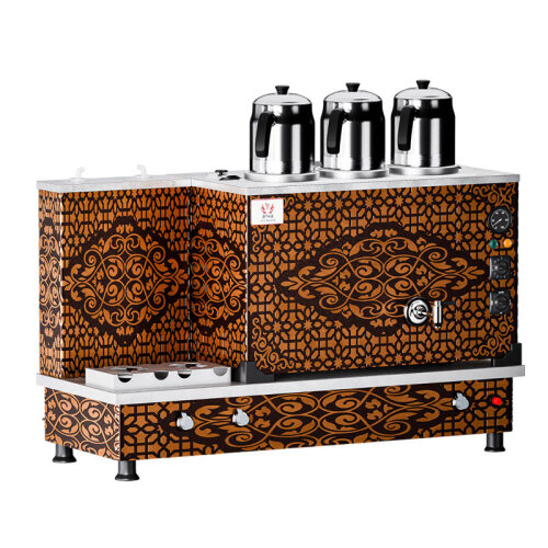 Anka Turbo Full Automatic 3 Teapot Tea Boiler, 30 L, Gas, Copper - 1