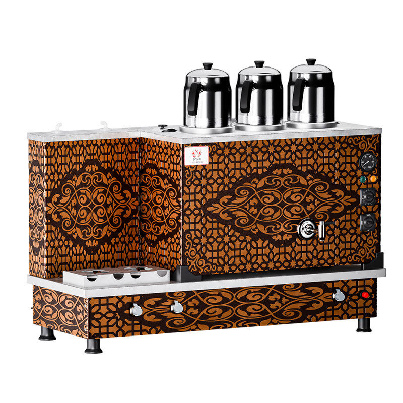 Anka Turbo Full Automatic 3 Teapot Tea Boiler, 30 L, Gas, Copper - Anka