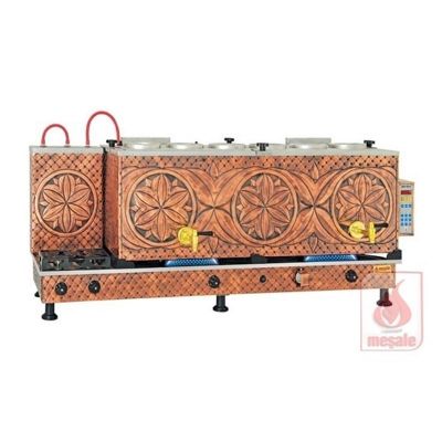 Meşale Antik Çay Kazanı, Akıllı, Full Elektrikli, 6 Demlikli - 1