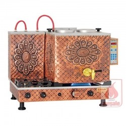 Meşale Antik Çay Kazanı, Akıllı, Full Otomatik, 2 Demlikli - Meşale