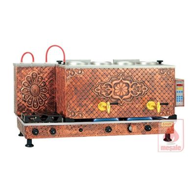 Meşale Antik Çay Kazanı, Akıllı, Full Otomatik, 4 Demlikli - 1