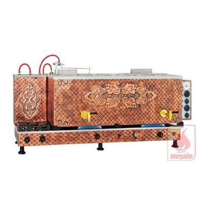 Meşale Antik Klasik Çay Kazanı, Full Otomatik, 6 Demlikli - 1