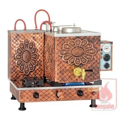 Meşale Antik Turbo Max Çay Kazanı, Full Elektrikli, 1 Demlikli - 1