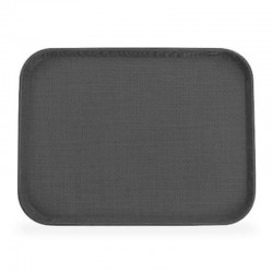 Arcoform Fast Food Tray, Rubber, Non-Slip, Polypropylene, 51x38 cm - Arcoform