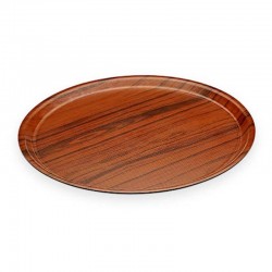 Arcoform Service Tray, Wooden, Patterned, Non-Slip, 43 cm - Arcoform