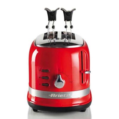 Ariete 0149/00 محمصة توستر موديرنا، أحمر - Ariete