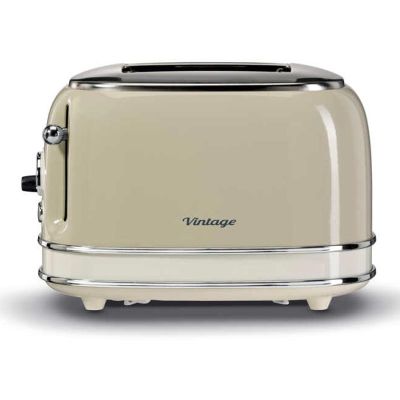 Ariete 0155/13 Vintage Toaster, Beige - Ariete