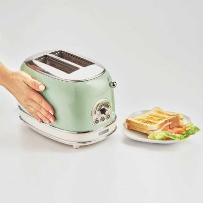 Ariete 0155/14 Vintage Ekmek Kızartma Makinesi, Yeşil - 2
