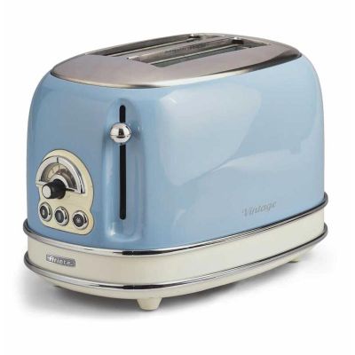 Ariete 0155/15 Vintage Ekmek Kızartma Makinesi, Mavi - 1