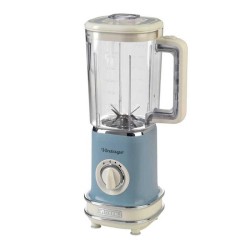 Ariete 0568/15 Vintage Bar Blender, 1.5 L, 1000 W, Blue 