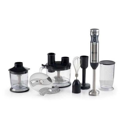 Ariete 0898/11 Multifonksiyonel El Blender Seti, 1000 W, Gümüş - Ariete