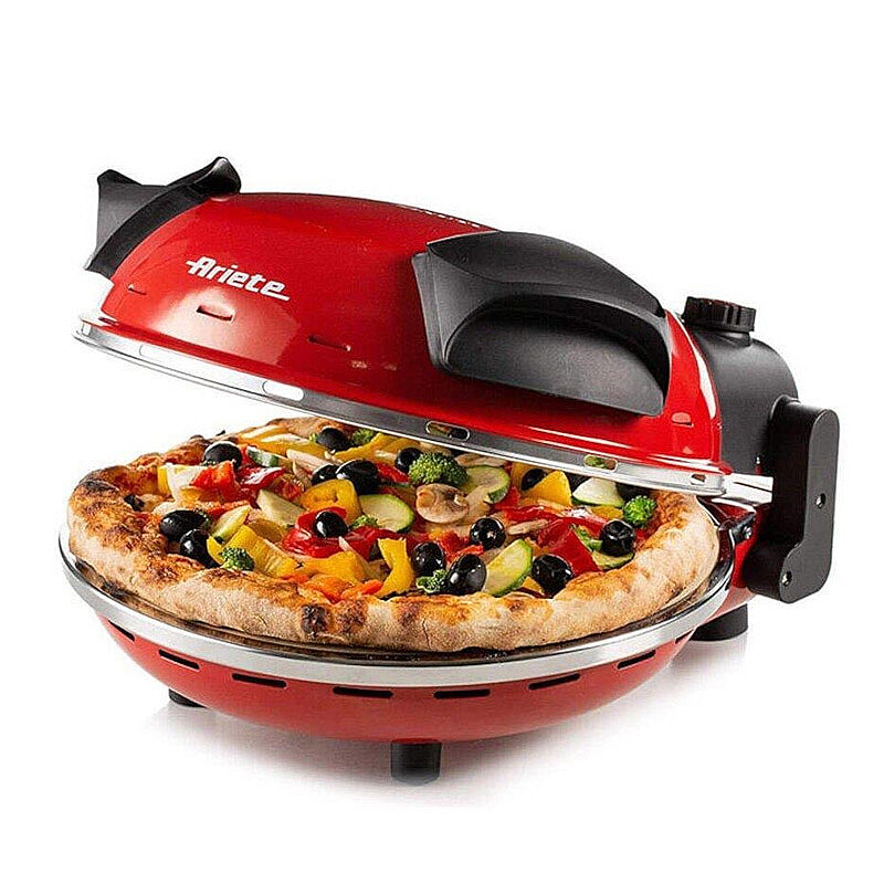 Ariete 0909/10 32 cm x 1 Adet Pizza Kapasiteli Pizza Fırını, Elektrikli, Kırmızı - Ariete