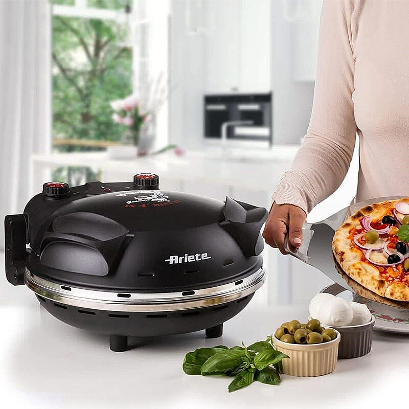 Ariete 0917/00 32 cm x 1 Adet Pizza Kapasiteli Pizza Fırını, Elektrikli, Siyah - Ariete