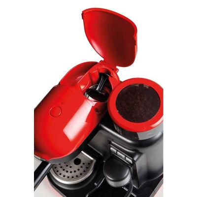 Ariete 1318/00 ماكينة تحضير قهوة الإسبريسو موديرنا، أحمر - Ariete