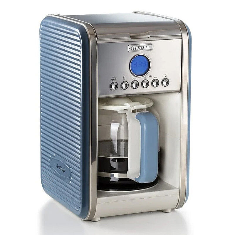 Ariete 1342/05 Vintage Filtre Kahve Makinesi, 2 L, Mavi - Ariete