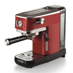 Ariete 1381/13 Moderna Slim Espresso Coffee Machine, Red - 2