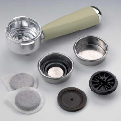 Ariete 1389/13 Vintage espresso coffee makinesi, Bej - 4