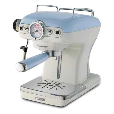 Ariete 1389/15 Vintage Espresso Coffee Makinesi, Mavi - Ariete