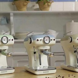 Ariete 1389/15 Vintage Espresso Kahve Makinesi, Mavi - Thumbnail