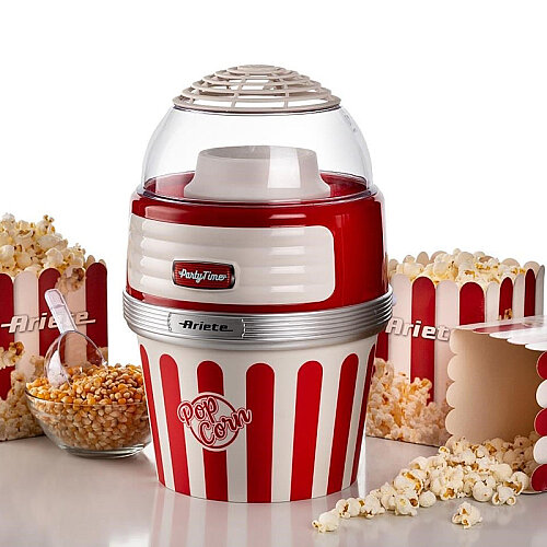 Ariete 2957/00 Party Time Service Popcorn Makinesi, Kırmızı - 3