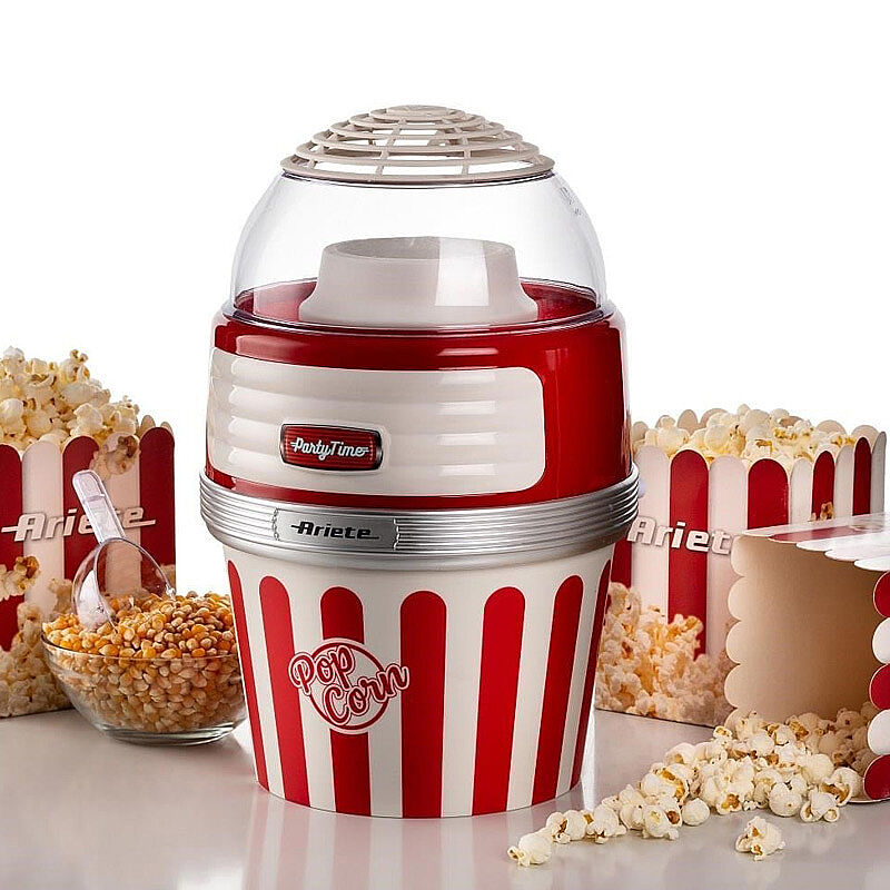 Ariete 2957/00 Party Time Service Popcorn Makinesi, Kırmızı - Ariete