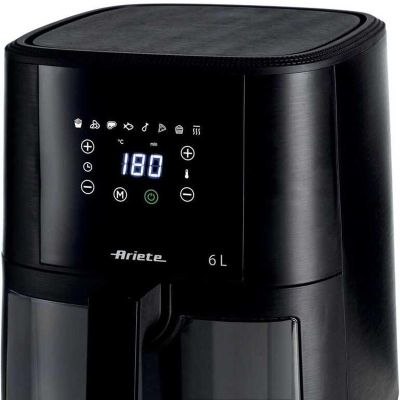 Ariete 4626/00 قلاية هوائية، 6 لتر، أسود - Ariete