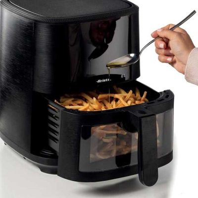 Ariete 4626/00 Air Fryer, 6 L, Black - Ariete