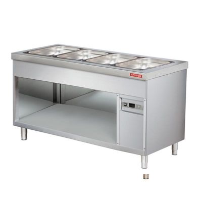 Arisco Açık Dolaplı Bain Marie, 4/1 GN Kapasiteli - 1
