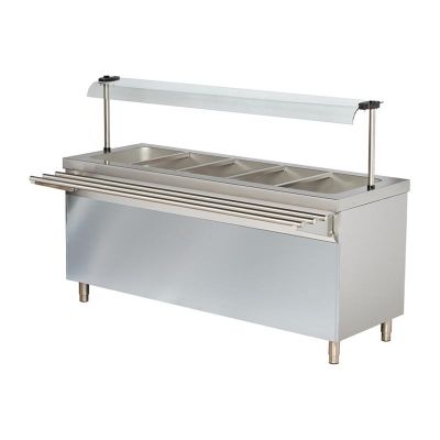 Arisco Açık Dolaplı Bain Marie, 5/1 GN Kapasiteli - 2