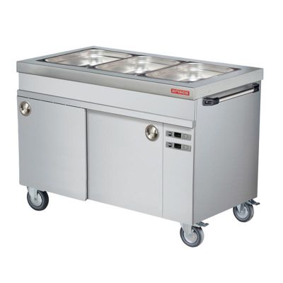 Arisco Sıcak Dolaplı Hareketli Bain Marie, 3/1 GN Kapasiteli, Elektrikli - 1