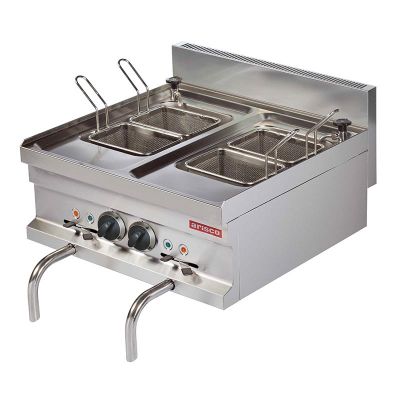Arisco Hotmax 600 Makarna Haşlama Makinesi, 2'li, 60x60x26.5 cm, Elektrikli - 1