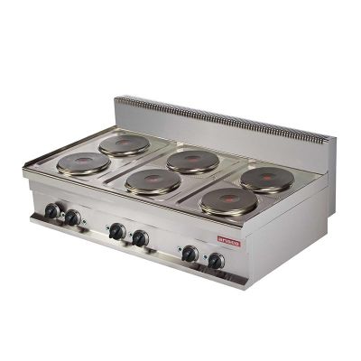 Arisco Hotmax 700 ER731 6 Gözlü Set Üstü Ocak, 120x70x29 cm, Elektrikli - 1
