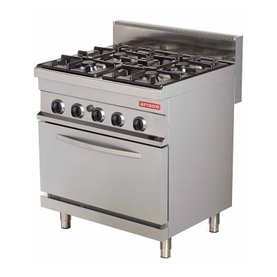 Arisco Hotmax 700 Kuzine, 4 Gözlü, 80x70x90 cm, Gazlı - 1