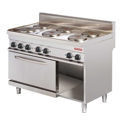 Arisco Hotmax 700 Kuzine, 6 Gözlü 120x70x90 cm, Elektrikli - 1